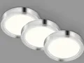 Telefunken LED Unterbauleuchte Aluminium Ø6cm 3 x 1,8W warmweiß 3000K Schalter