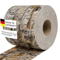 Zaundruck Sichtschutzstreifen Polyester - nachhaltiger Sichtschutz für Doppelstabmattenzaun - Motiv Windschutz 26 m x 19 cm - Sichtschutz-Rolle - Münsterland