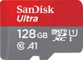 Sandisk Ultra microSDXC Speicherkarte (128 GB, Class 10, Adapter)