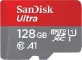 SanDisk Ultra Android microSDXC Speicherkarte 128GB A1 U1 Adapter