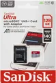 SanDisk Ultra microSDXC A1 128GB 140MB/s Adapt.SDSQUAB-128G-GN6MA
