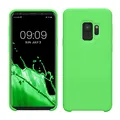 kwmobile Handyhülle für Samsung Galaxy S9 Hülle - Case Silikon - Kabelloses Laden - Schutzhülle Cover in Limettengrün