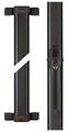 ABUS Fenster-Stangenschloss FOS550A AL0145 - Zusatzsicherung mit Druckzylinder und Alarmfunktion, gleichschließend - ABUS-Sicherheitslevel 10 - 07435 - Braun