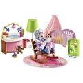 PLAYMOBIL Dollhouse 70210 Babyzimmer mit Babybett und Figuren, ab 4 Jahren Kinde