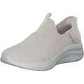 Skechers Damen Ultra Flex 3.0 Cozy Streak Sneaker, Tan Knit Trim, 39 EU