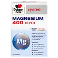 Doppelherz system MAGNESIUM 400 DEPOT – Magnesium als Beitrag für die normale Funktion der Muskeln und des Nervensystems – 30 Tabletten