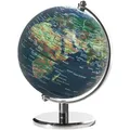 Mini-Globus „Gagarin“ – Design-Tischglobus 13 cm mit Metallfuß grün/blau