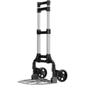 TroniTechnik® Sackkarre Handkarre klappbar, Transportkarre bis 80kg, Klappwagen - Vollgummireifen, höhenverstellbar