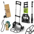 Sackkarre 80kg Vollgummi Alu Transportwagen Treppenkarre Klappbar Aluminium