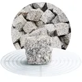 Pflastersteine Granit 25 kg 5x5x5 cm hellgrau Garten Weg Terrasse Natursteine