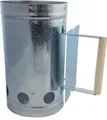 Kohleanzünder Metall mit HOLZGRIFF