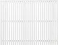 Plus Zaun Sendai 180x140 cm RAL 9010 Weiß