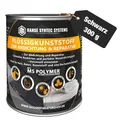 Flüssigkunststoff für Abdichtung & Reparatur – UV- & witterungsbeständig – MS-Polymer – lösungsmittel- & bitumenfrei - 300g (Schwarz)