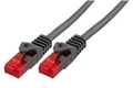 BIGtec 25m Gigabit Ethernet LAN Kabel Netzwerkkabel schwarz