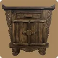 Romantische Massivholz Kommode | Flower 1 | nachhaltiges Alt Teak Holz
