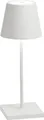 Zafferano Poldina Pro Mini White wiederaufladbare und dimmbare LED-Tischlampe mit einer Akkulaufzeit von bis zu 12 Stunden