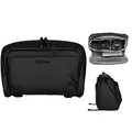 Rollei Fotoliner Ocean Slingbag S Kameratasche Fototasche Schultertasche klein Kamera Tasche Wasserdicht Bauchtasche für DSLR SLR Kamera Schwarz Kameratasche-Fototasche-Schultertasche-Kamera-Tasche