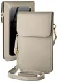 moex Handyhülle moex® CitySling für Telekom T Phone, Handytasche zum Umhängen kleine Handtasche mit Handyfach Touch-Fenster