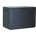 Gartenbox Prosperplast WOODEBOX anthrazit 190L - Grau