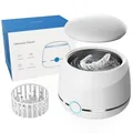 Ultraschallreinigungsgerät, U-VKK 45000 Hz Ultraschallreiniger, für zahnschiene reinigung, mit zwei Modi, geeignet für Retainer, Zahnspangen, Zahnbürstenköpfe, Prothesen, Schmuck usw
