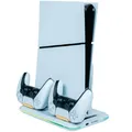 PS5 Ladestation mit Lüfter SLIM  weiß - Bigben Interactive  - (SONY® PS5 Hardwa