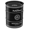 Nostalgic-Art Retro Spardose, 600 ml, Mercedes-Benz – Engine Oil – Geschenk-Idee für Mercedes-Benz Accessoires Fans, Original Lizenzprodukt (OLP), Sparschwein aus Metall, Vintage Blech-Sparbüchse