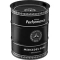 Mercedes Benz Engine Oil Spardose Ölfass Optik Metall 11,7 cm money bank