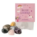 10x "Einhorn / Märchen" Glückssteine für Kinder / Glücksbringer Stein "Magische Glücksbringer" als Mitgebsel Kindergeburtstag Einhorn / Glücksbringer Kinder / Einhorn Geburtstag Mitgebsel Kinder