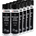 Tecpo Unterbodenschutz Bitumen 10x 500ml Schwarz Steinschlagschutz Ubs Versieglung Spray Schutz Vor Steinschlag, Rost, Chemikalien Mit Anti-dröhn-wirkung