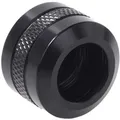 Eiszapfen PRO 13mm HardTube Fitting G1/4 - Deep Black, Verbindung schwarz (matt), für Acrylrohre, Messingrohre, Carbonrohre