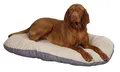 Kerbl Pet Liegekissen Loneta, Hundekissen, beige/grau, 92x64cm, aus robuster Baumwolle/Polyester, Haustierkissen, waschbar bei 30°C