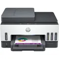 HP Smart Tank 7605 Multifunktionsdrucker, (Bluetooth, LAN (Ethernet), WLAN (Wi-Fi), Ohne Patronen, kompromisslos und bis 3 Jahre Tinte im Lieferumfang) grau