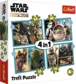 Puzzle 4w1 Mandalorian für Kinder ab 4 Jahren