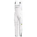 TMG International Arbeitslatzhose Latzhose Arbeitshose Cargohose Kultworker Jetzt bis Gr. 82 weiß 52