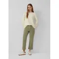 s.Oliver Regular-fit-Jeans Jeans-Hose KAROLIN Cropped Jeans Karolin / Regular Fit / Mid Rise / Straight Leg grün 40