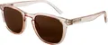 I NEED YOU Sonnenbrille MAUI für Damen & Herren Eckig Modern, UV‑400 Schutz, aus Recycelten Materialien gefertigt, Rückseitig Entspiegelt, mit Federscharnieren, inkl. Etui & Tuch, Rosé