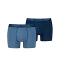 PUMA Boxer Boxershorts Men Herren Everyday Unterhose Unterwäsche 10er Pack, Farbe:007 - Denim, Bekleidungsgröße:S