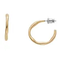 Skagen Women's Stainless Steel Push Back Earrings Sonnenaufgang Gold,Length: 23.6MM, Width: 2.8MM, Height: 24.8MM