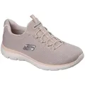 Skechers SUMMITS-SUMMER BLUSH Slip-On Sneaker Arbeitsschuh, Freizeitschuh, Slipper mit Memory Foam braun 39 EU