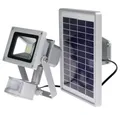 as - Schwabe LED Flutlichtstrahler AS Schwabe 46978 Solar-Spot mit Bewegungsmelder 10 W Leuchtfarben: N