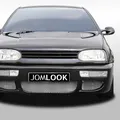 Sport Grill Kühlergrill für VW Golf 3 VR6 Look ohne Emblem Schwarz Plastikleiste