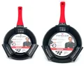 ZWIEGER OBSIDIAN 2 x PFANNENSET 20, 24 CM 2-TEILIG ALUMINIUM PFANNEN, PFANNE NEU