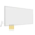 Wiltec Infrarotheizung 700 Watt, energieeffizienter Heizkörper, Wandmontage Elektroheizung, Heizpaneel, IR Heizung