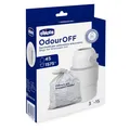 Chicco Odour Off Pouches, Toilettenfresser Beutel, Teleskop Müllbeutel, dreilagiges stabiles Material, hält Gerüche zurück, 45 Beutel, 15x3