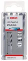 Bosch Professional 10 Stück HSS Spiralbohrer PointTeQ (für Metall, 4,4 x 47 x 80 mm, Zubehör Bohrschrauber)