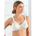 Bügelloser BH VIANIA, Damen, Gr. 100, Cup B, beige (champagner), 68% Polyester, 13% Elasthan, 12% Baumwolle, 7% Polyamid, BHs