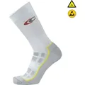 Cofra Arbeitsstrümpfe für Atex und ESD Umgebung S (39-41) - Weiß/Grau - 39-41