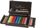 FABER-CASTELL 110085 - 125er A&G Collection Koffer Polychromos Künstlerfarbstifte, Albrecht Dürer & Zubehör