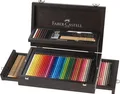 Faber-Castell Art & Graphic Holzkoffer - COMPENDIUM 125-teilig