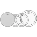 Remo 12" 13" 16" Pinstripe Clear Set PLUS 14" Ambassador Coated
